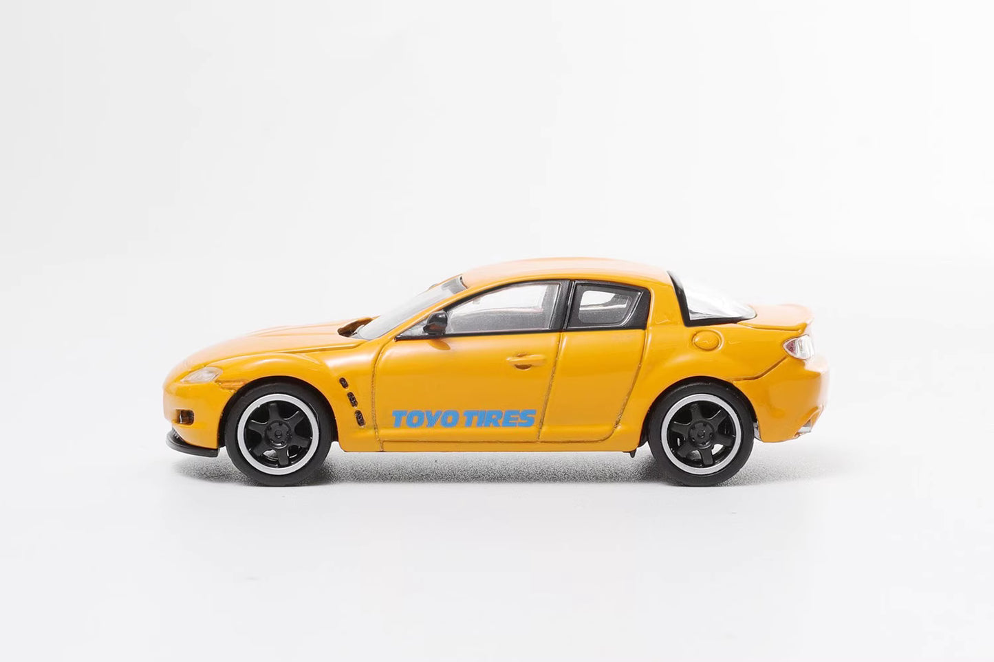 DCT 1:64 Mazda RX-8 RX8 Yellow RHD Mazda Official Licensed