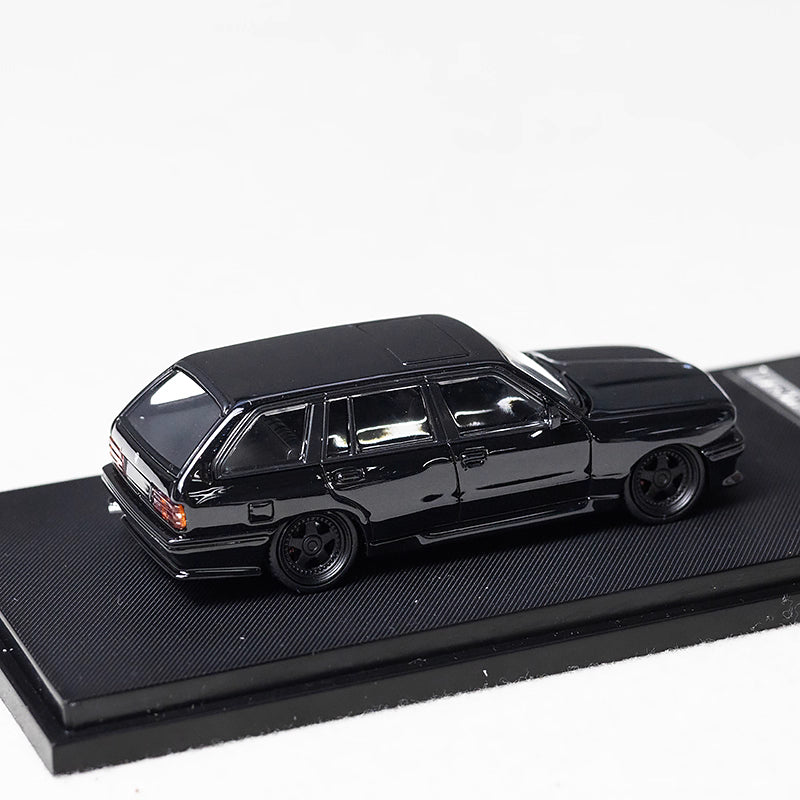 Mortal BMW 3 Series M3 E30 Wagon Full Black Low Stance Custom Openable Front Hood Detailed Engine Limited 799 Pieces
