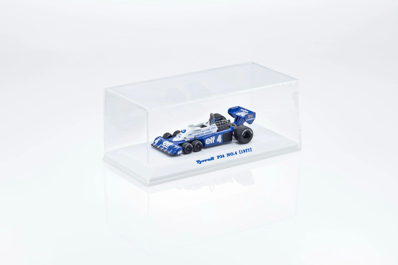 Kyosho 1:64 TYRRELL P34 (1977) No.4 Official Licensed by Tyrrell & Goodyear