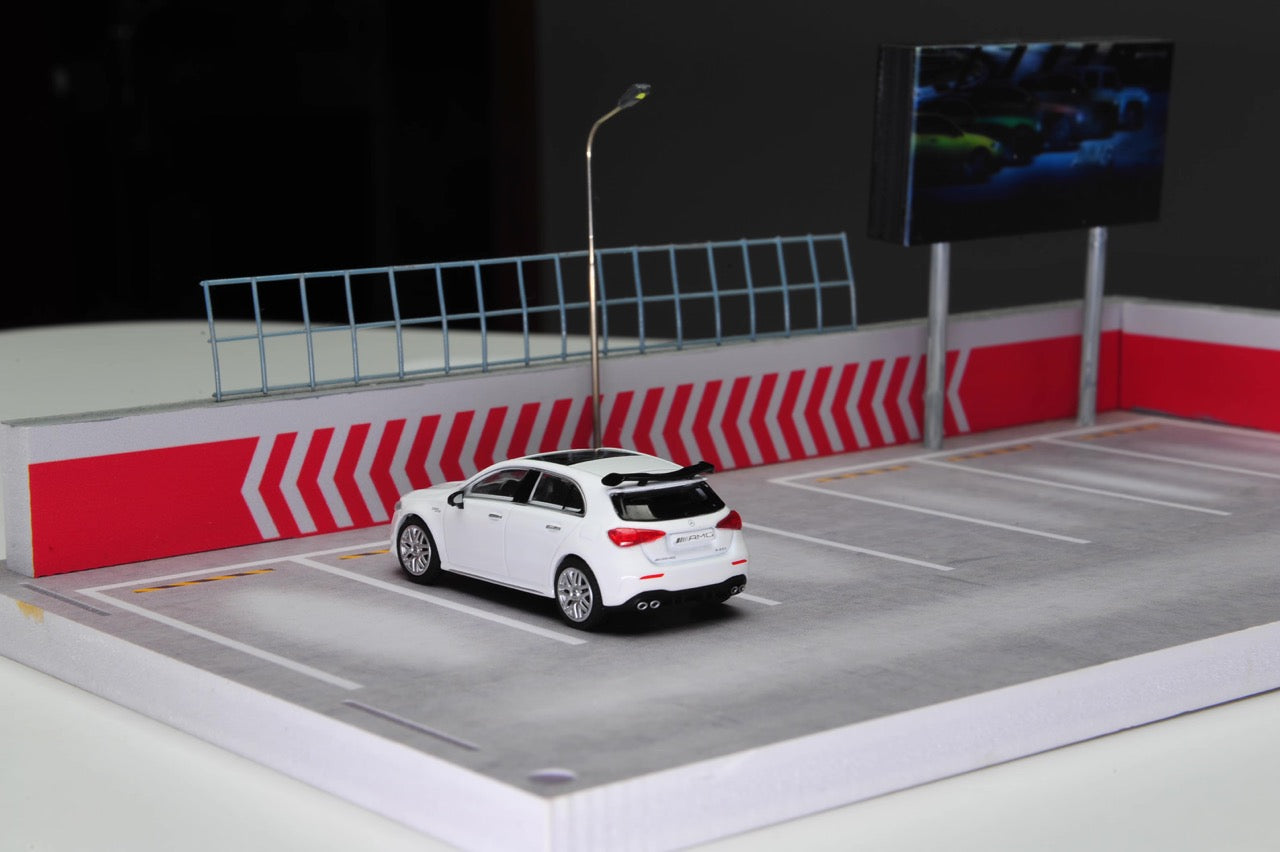 Kilo Works 1/64 Mercedes Benz AMG A-Class A45-S A45S W177 4 Doors Hot Hatch Hatchback White