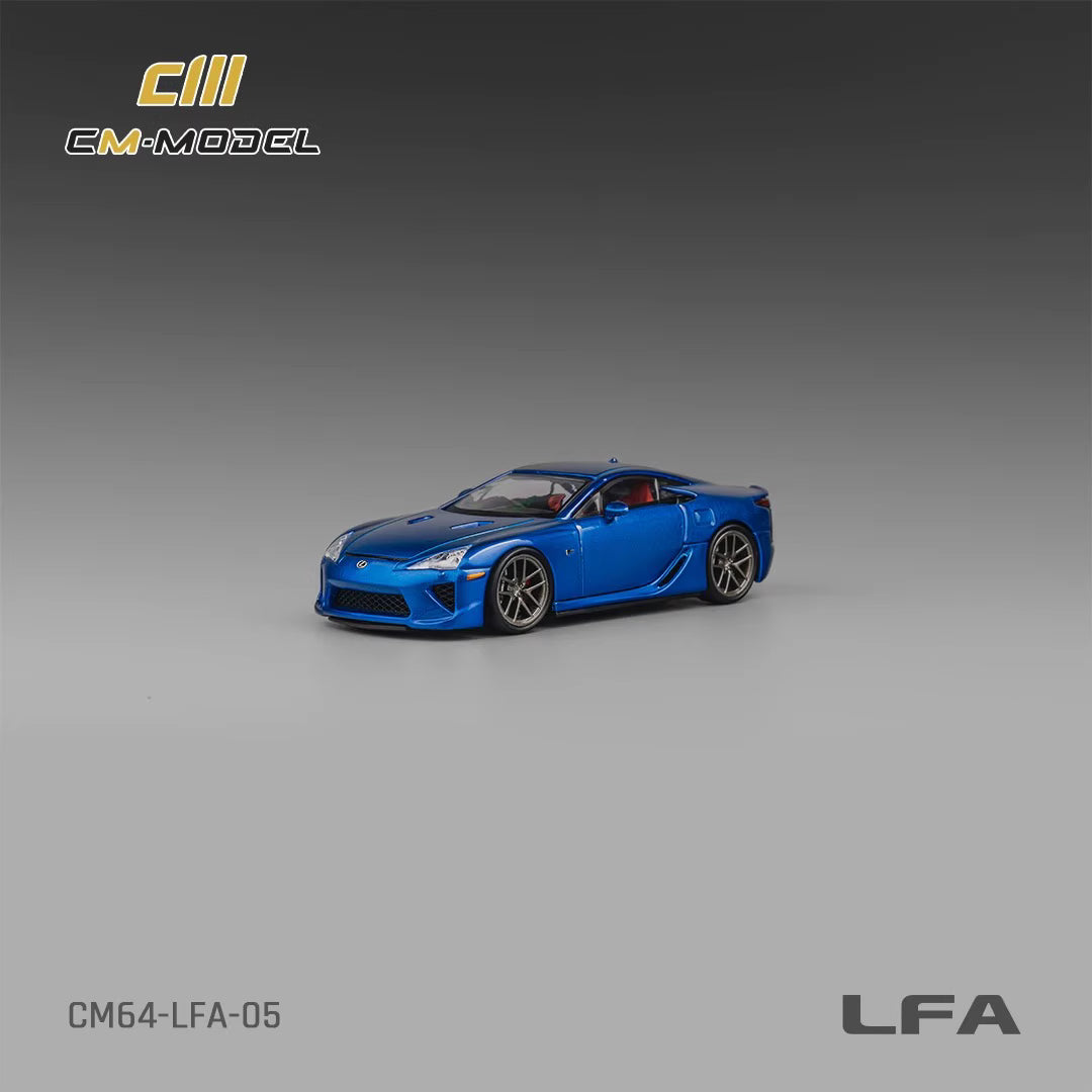 CM Model 1:64 Lexus LFA Blue Official Licensed (China Suzhou GT Show 2025 Limited Edition)