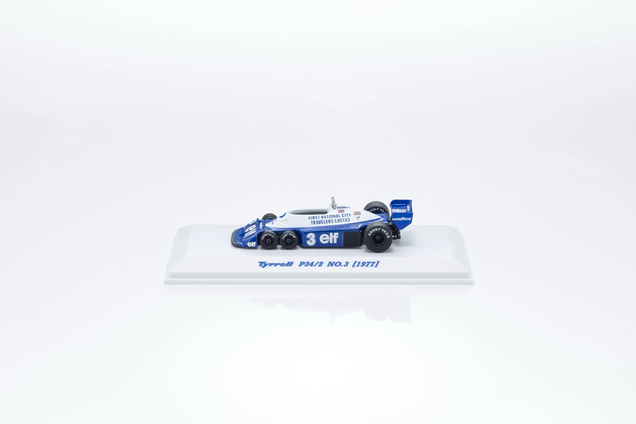 Kyosho 1:64 TYRRELL P34/2 (1977) No.3 Official Licensed by Tyrrell & Goodyear