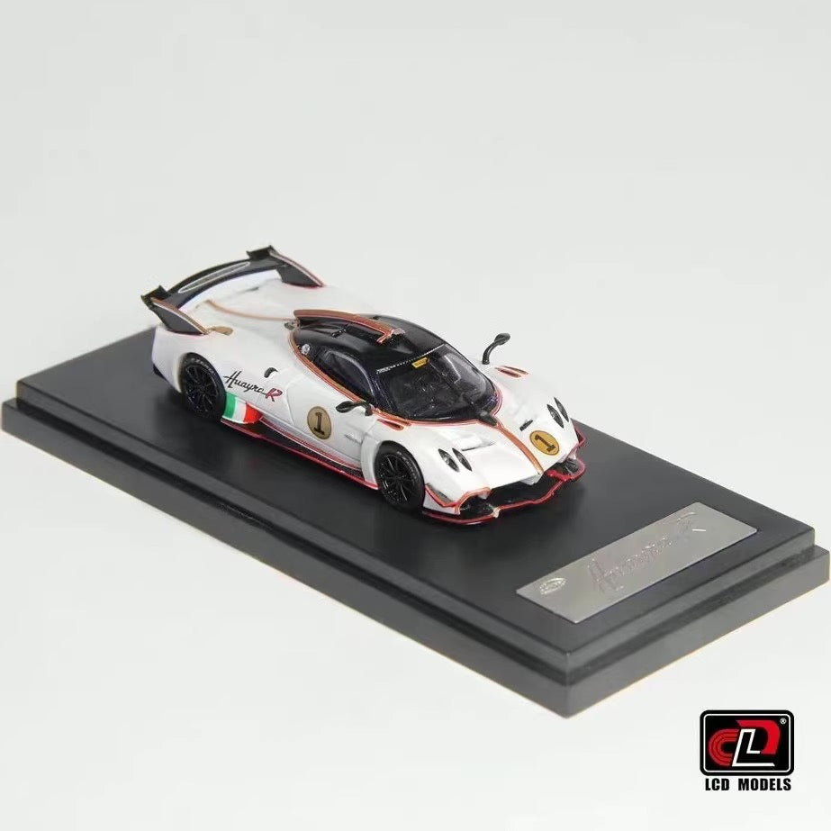 LCD 1:64 Pagani Huayra R White Official Licensed