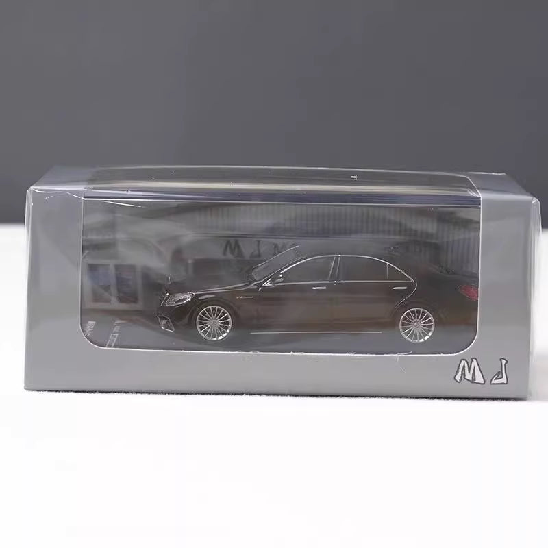 MJ Model 1:64 Mercedes Benz S-Class S65 AMG W222 Black