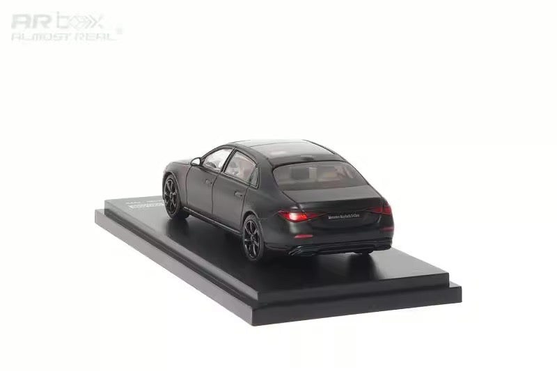 AR Box 1:64 Mercedes Benz S Class MK7 Maybach 2023 Night Series Obsidian Black Official Licensed China GT Show 2025 Special Edition