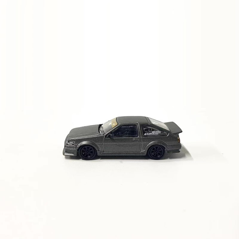 DCT 1:64 Toyota Corolla AE86 Levin GT-APEX RWB Wide Body Custom Grey