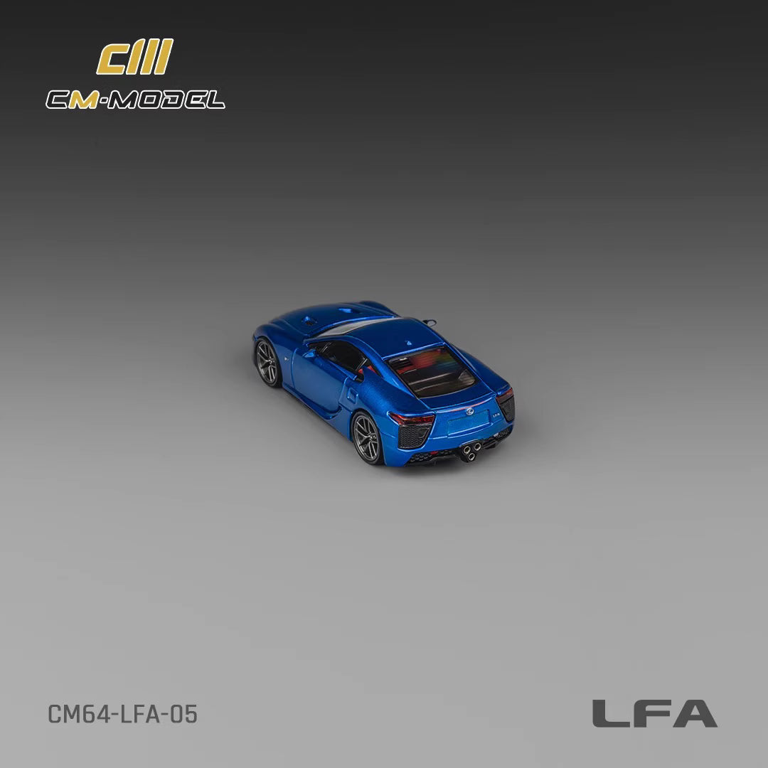 CM Model 1:64 Lexus LFA Blue Official Licensed (China Suzhou GT Show 2025 Limited Edition)