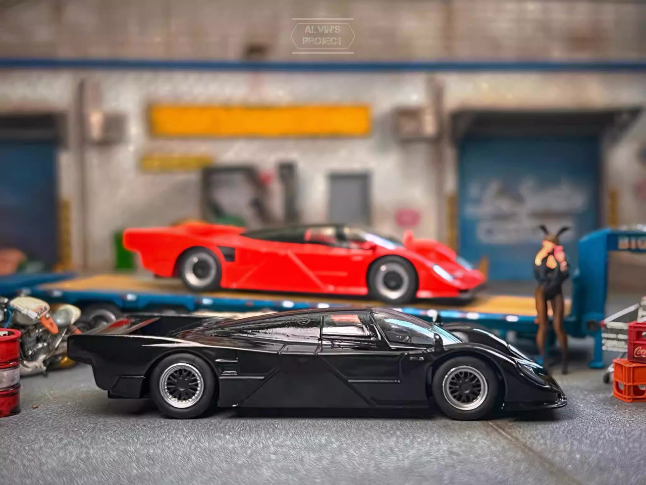 Sparky 1:64 Porsche 1993 Dauer 962 Black (Tiny Exclusive)