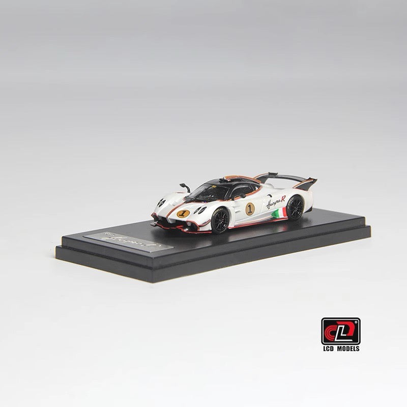 LCD 1:64 Pagani Huayra R White Official Licensed
