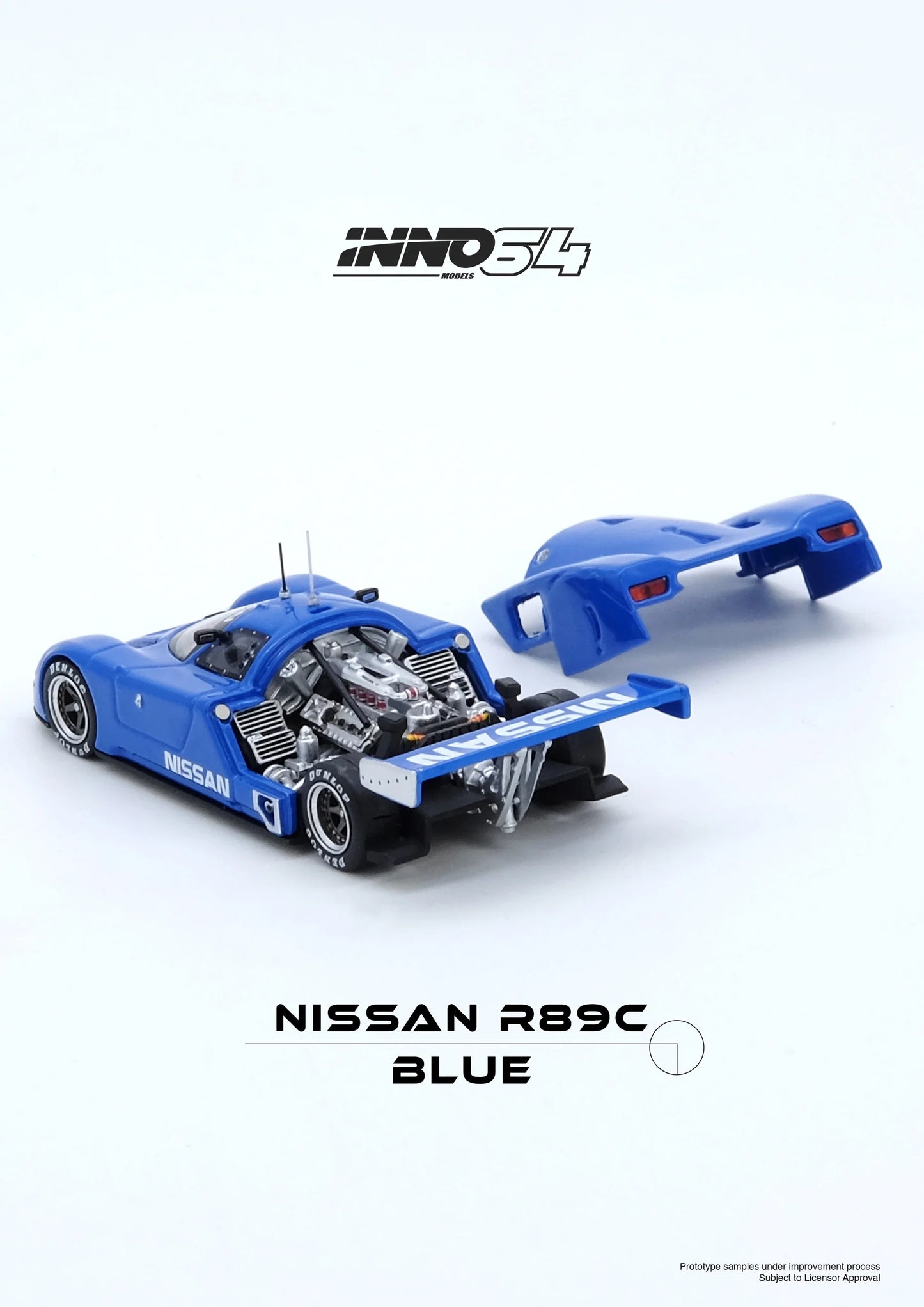 INNO64 1:64 NISSAN R89C Blue (IN64-R89C-BL)