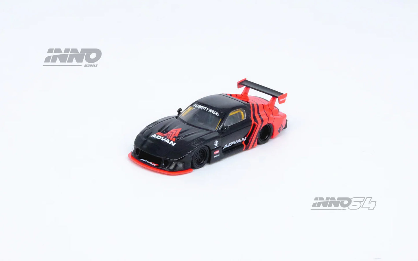 INNO64 1:64 Mazda RX7 FD3S LB-Super Silhouette LBWK Advan Livery (IN64-LBWK-RX7-05)