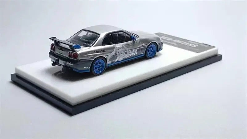 Model Collect 1:64 Nissan Skyline Mk 10 R34 25GT Turbo ER34 White Queen