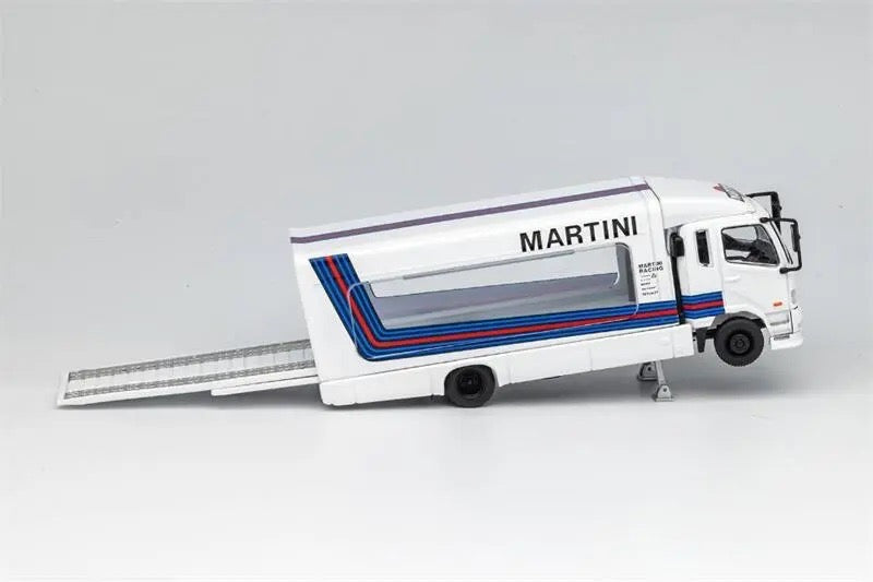 GCD 1/64 Mitsubishi Fuso Fighter MK2 2017 Outriggers Raised Truck - Spoon Livery