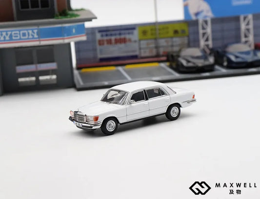Maxwell 1/64 Mercedes Benz 450 SEL W116 White