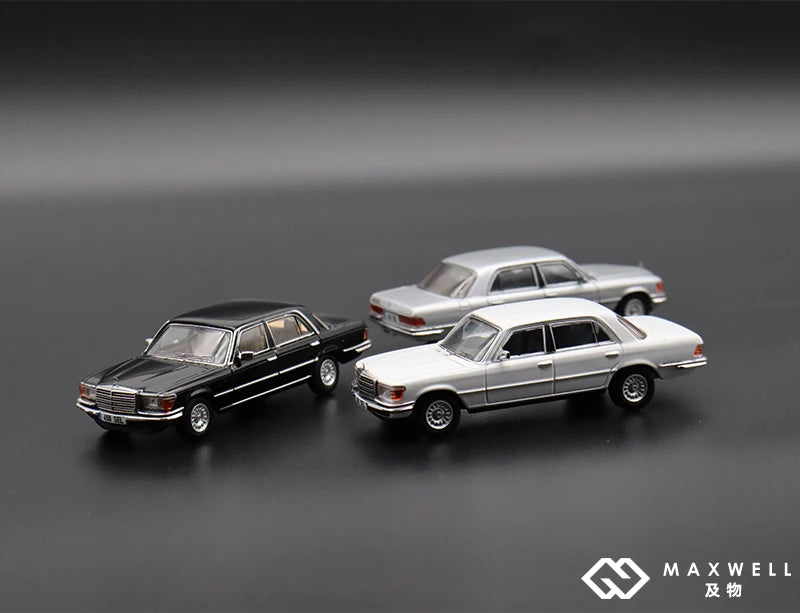 Maxwell 1/64 Mercedes Benz 450 SEL W116 White