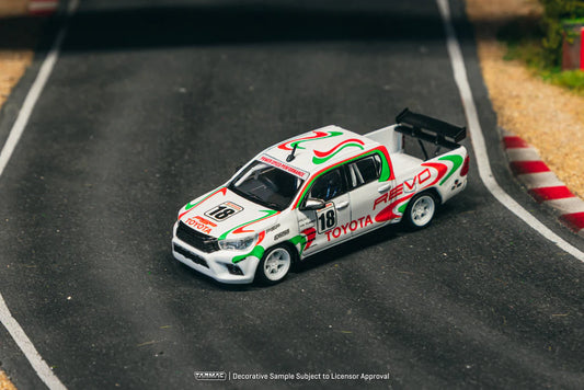 Tarmac Works 1/64 Toyota Hilux White - HOBBY64