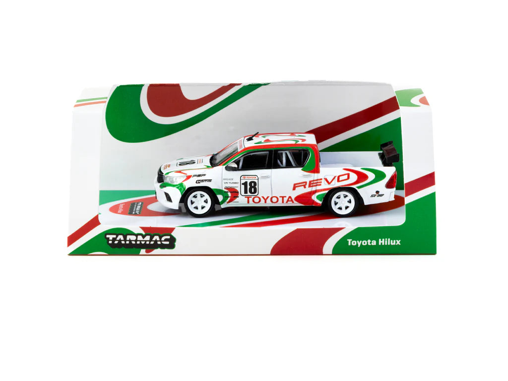 Tarmac Works 1/64 Toyota Hilux White - HOBBY64