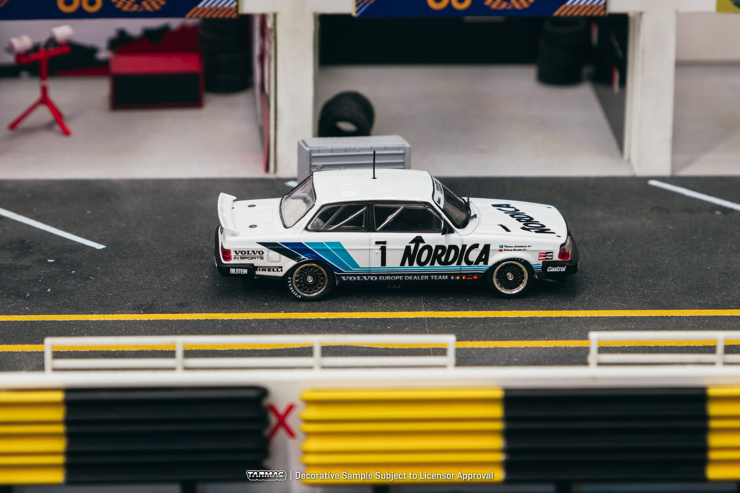 Tarmac Works 1/64 Volvo 240 Turbo ETCC Zolder 1986 #1 Winner - HOBBY64