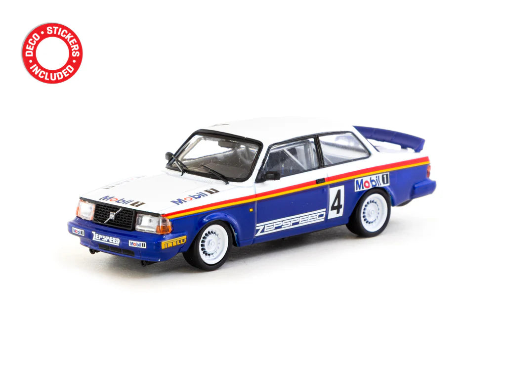 Tarmac Works 1/64 Volvo 240 Turbo Malaysian Group A Championships 1987 #04 Winner - HOBBY64