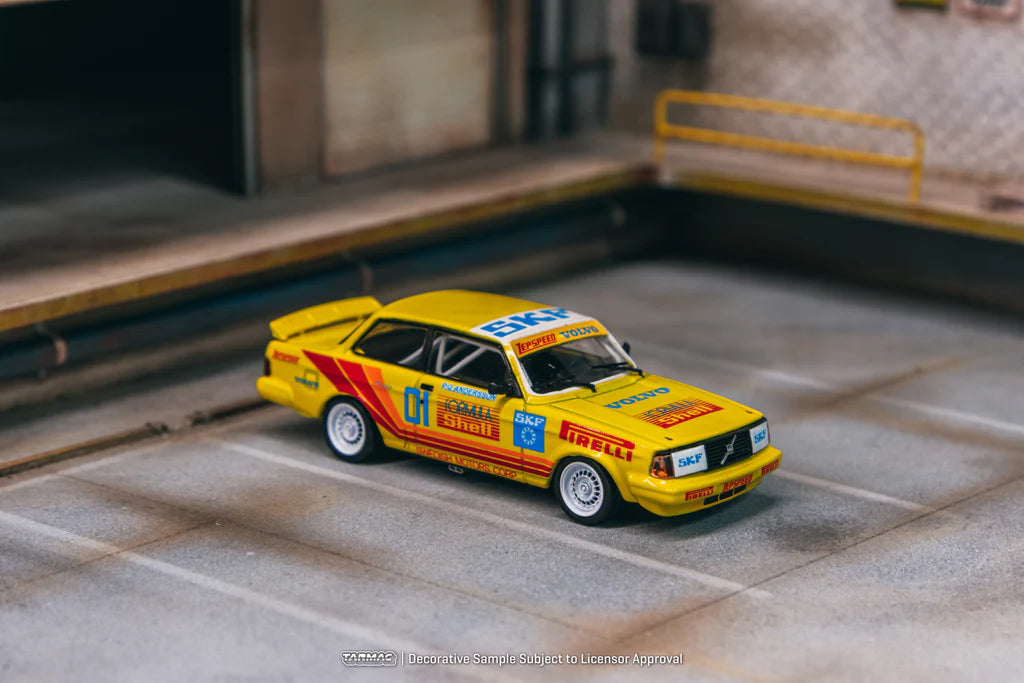 Tarmac Works 1/64 Volvo 240 Turbo Thai Group A Championship Bira Circuit Pattaya Winner 1988 #1 - HOBBY64
