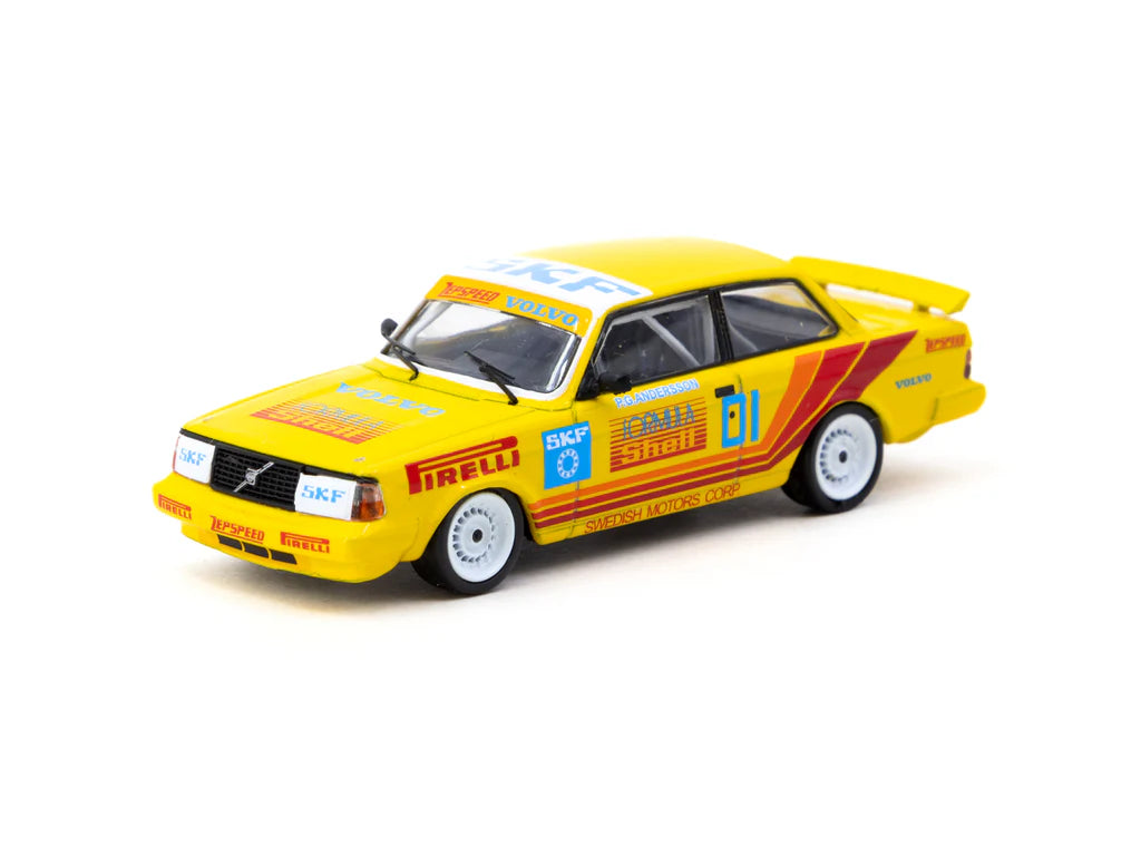 Tarmac Works 1/64 Volvo 240 Turbo Thai Group A Championship Bira Circuit Pattaya Winner 1988 #1 - HOBBY64