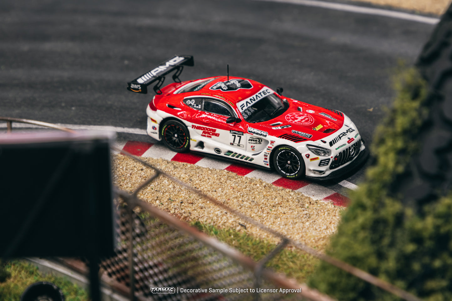 Tarmac Works 1/64 Mercedes-AMG GT3 Indianapolis 8 Hour 2022 #77 Winner - HOBBY64