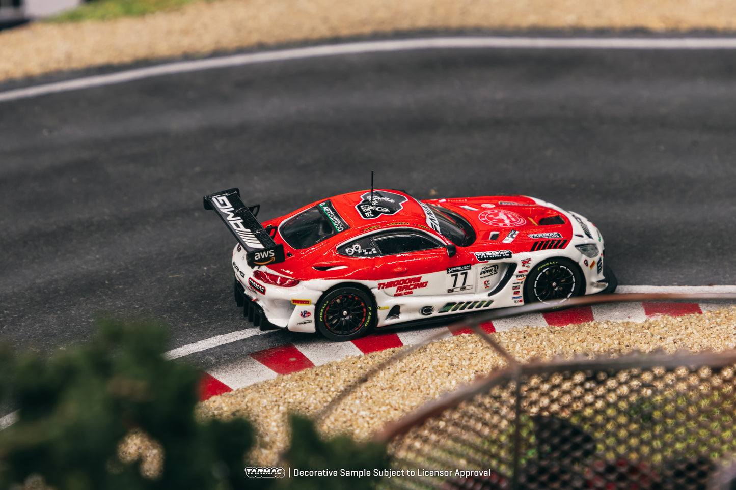 Tarmac Works 1/64 Mercedes-AMG GT3 Indianapolis 8 Hour 2022 #77 Winner - HOBBY64