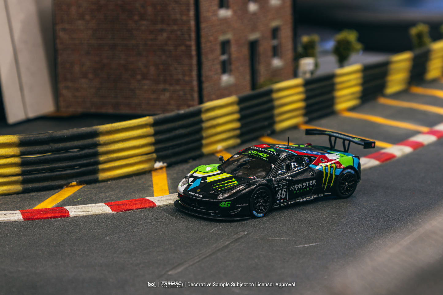 Tarmac Works X iXO Models 1/64 Ferrari 458 Italia GT3 Blancpain Endurance Series 2012 – MONZA #46 - HOBBY64