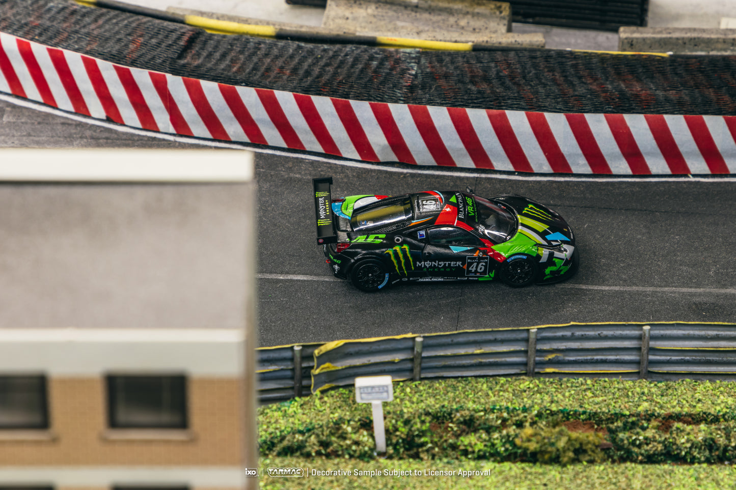 Tarmac Works X iXO Models 1/64 Ferrari 458 Italia GT3 Blancpain Endurance Series 2012 – MONZA #46 - HOBBY64