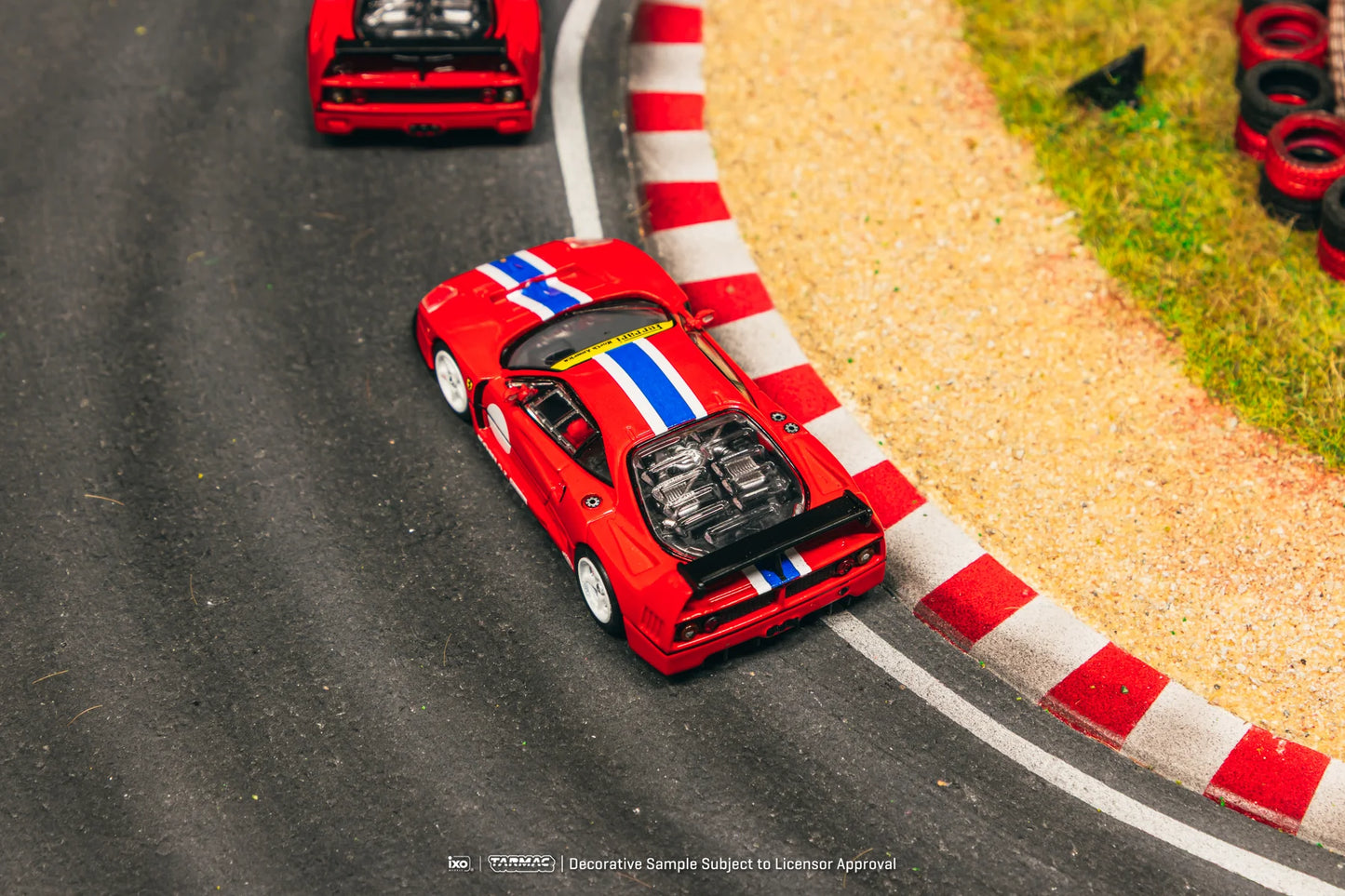 Tarmac Works 1/64 Ferrari F40 LM Red - Tarmac Works x iXO Models HOBBY64
