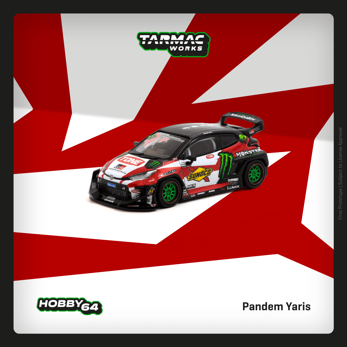 Tarmac Works 1/64 Pandem Yaris Drift - HOBBY64