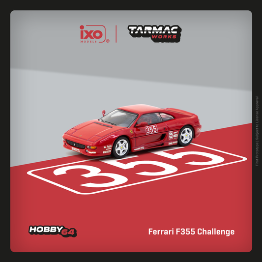 Tarmac Works X iXO Models 1/64 Ferrari F355 Challenge Presentation - HOBBY64