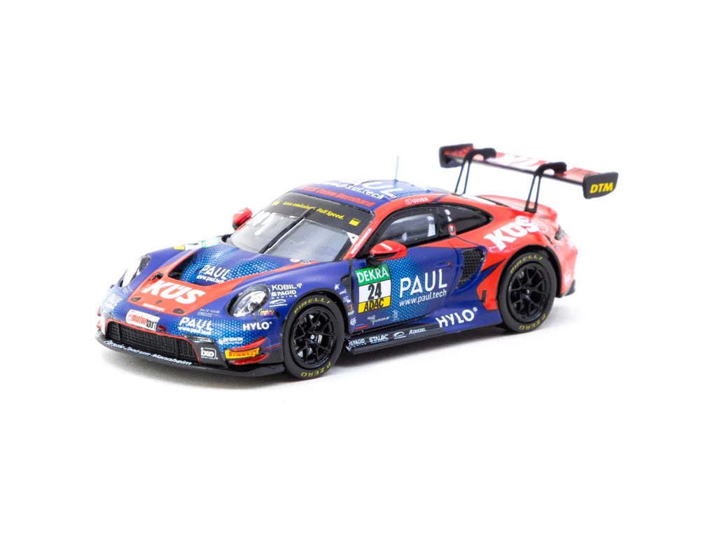 Tarmac Works X iXO Models 1/64 Porsche 911 GT3 R DTM 2023 #24 - HOBBY64
