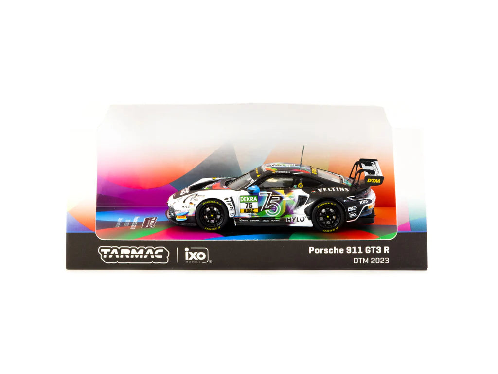 Tarmac Works 1/64 Porsche 911 GT3 R DTM 2023 #75 Ayhancan Güven - HOBBY64