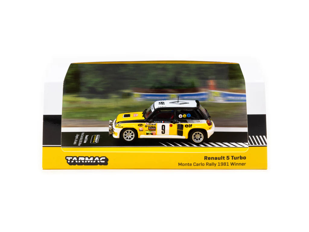 Tarmac Works1/64 Renault 5 Turbo Monte Carlo Rally 1981 #9 Winner - HOBBY64