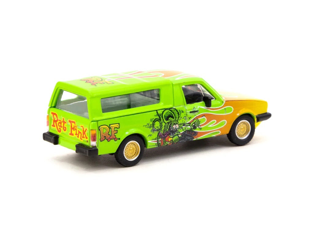 Tarmac Works X Schuco 1/64 Volkswagen Caddy - Rat Fink - COLLAB64