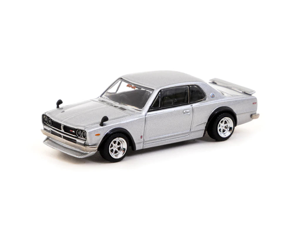 Tarmac Works 1/64 Nissan Skyline 2000GT-R (KPGC10) Silver -Japan Special Edition - GLOBAL64