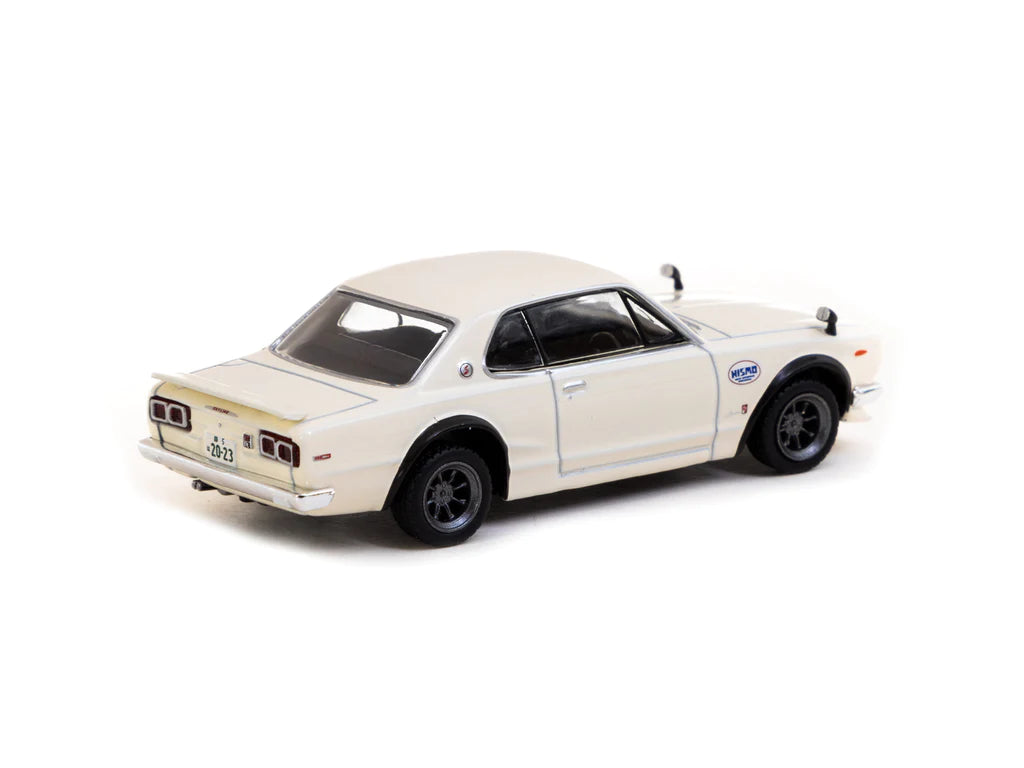 Tarmac Works 1/64 Nissan Skyline 2000GT-R (KPGC10) Ivory White - Japan Special Edition - GLOBAL64