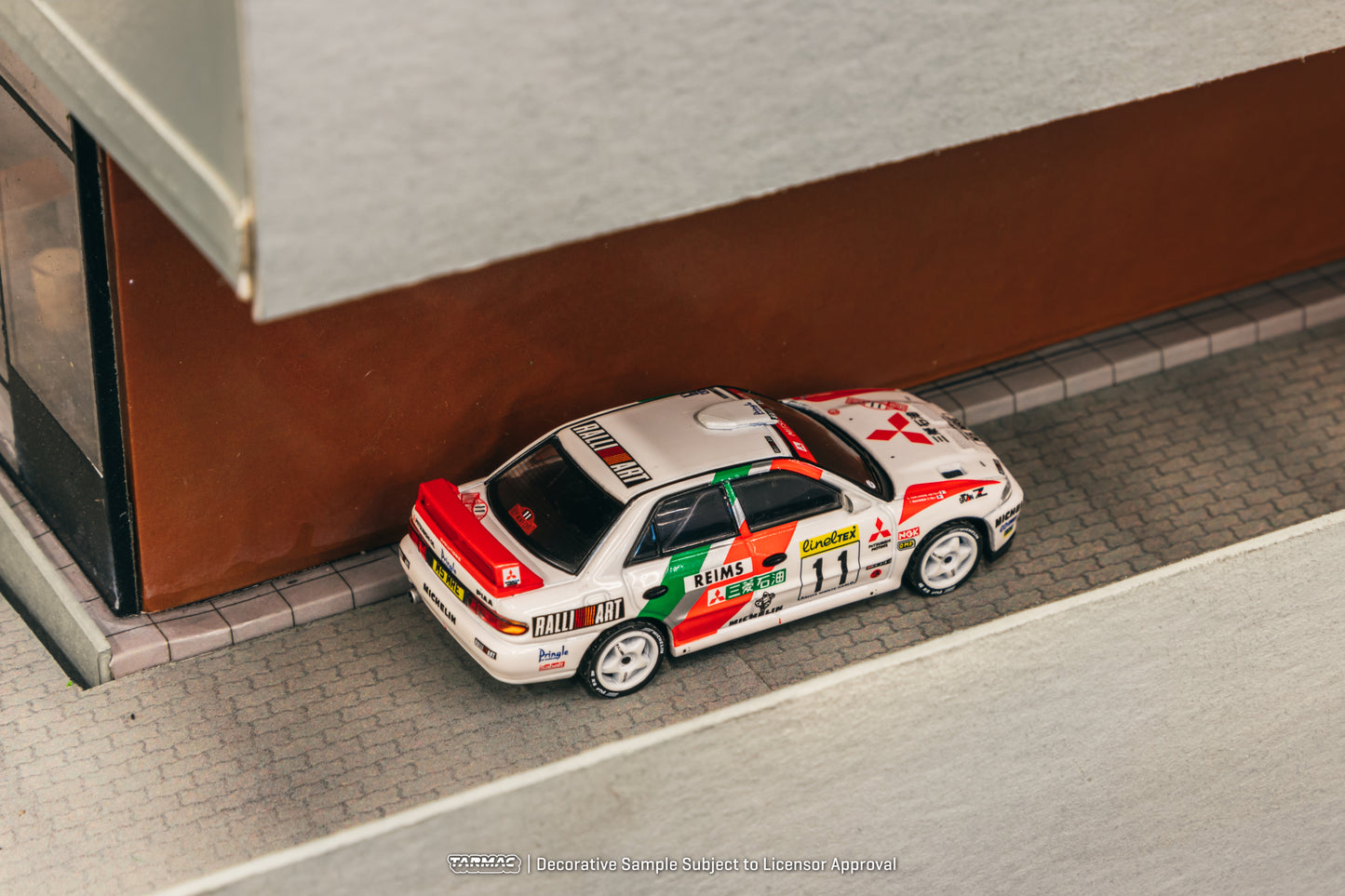 Tarmac Works 1/64 Mitsubishi Lancer Evolution II Rallye Monte-Carlo 1995 #11 GLOBAL64
