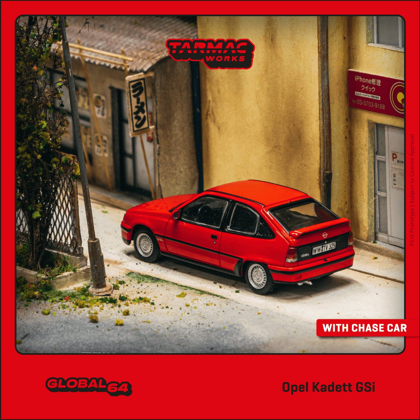 Tarmac Works 1/64 Opel Kadett GSi Red - GLOBAL64