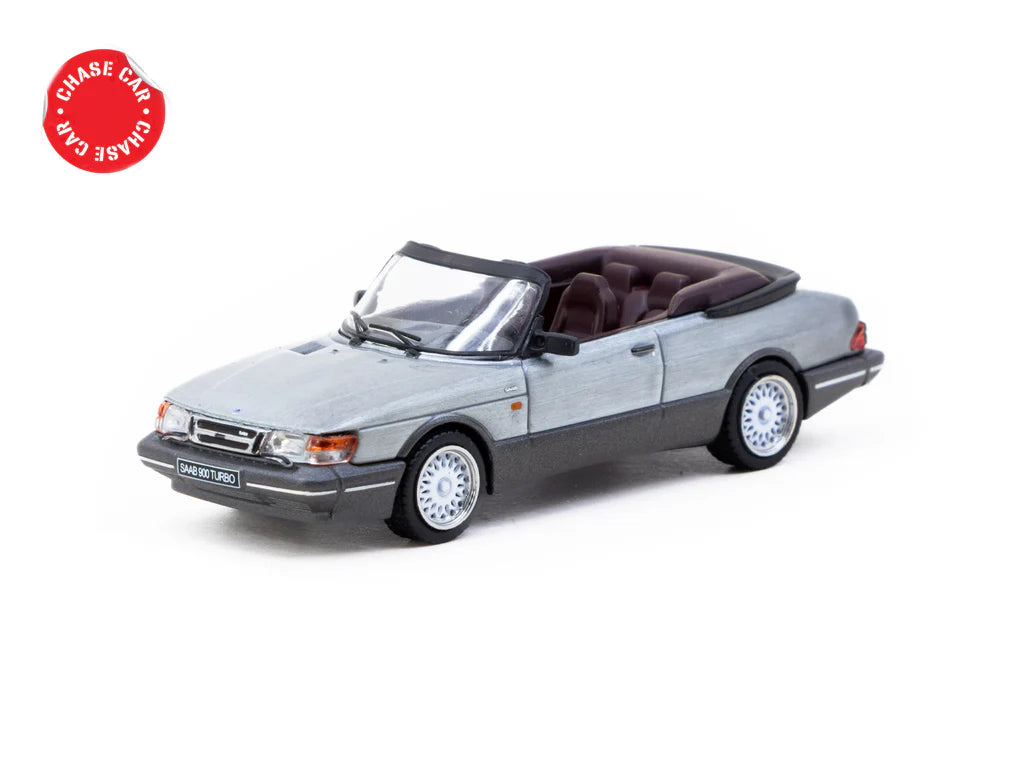 Tarmac Works 1/64 Saab 900 Turbo Convertible White - GLOBAL64