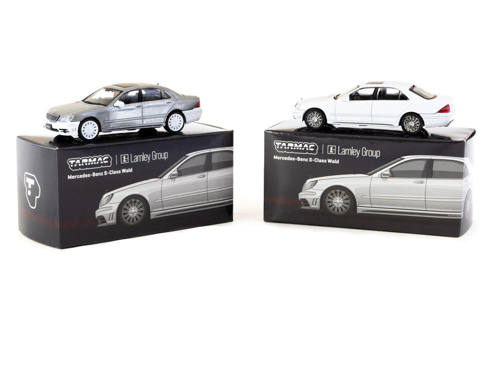 Tarmac Works 1/64 Mercedes-Benz S-Class Wald Alabaster White - Lamley Special Edition - GLOBAL64