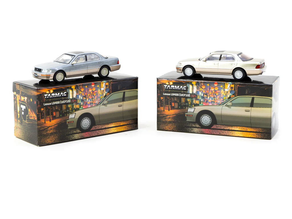 Tarmac Works 1/64 Lexus LS400 Champagne Beige Metallic - GLOBAL64