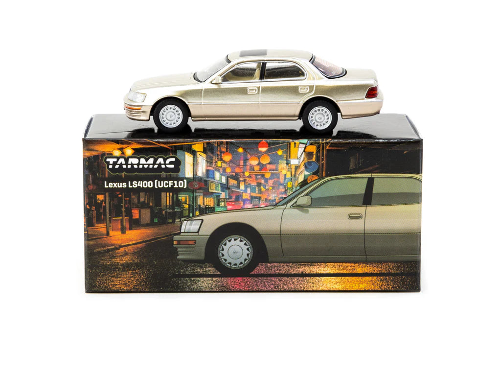 Tarmac Works 1/64 Lexus LS400 Champagne Beige Metallic - GLOBAL64