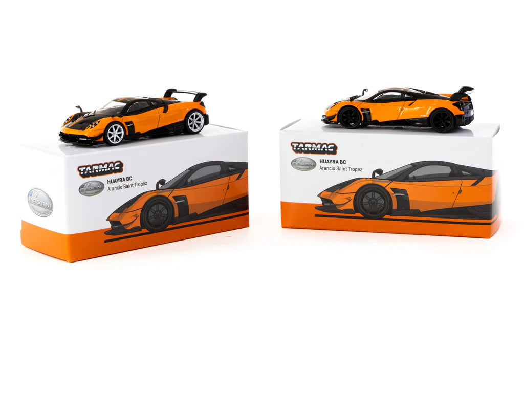 Tarmac Works 1/64 Pagani Huayra BC Arancio Saint Tropez - GLOBAL64