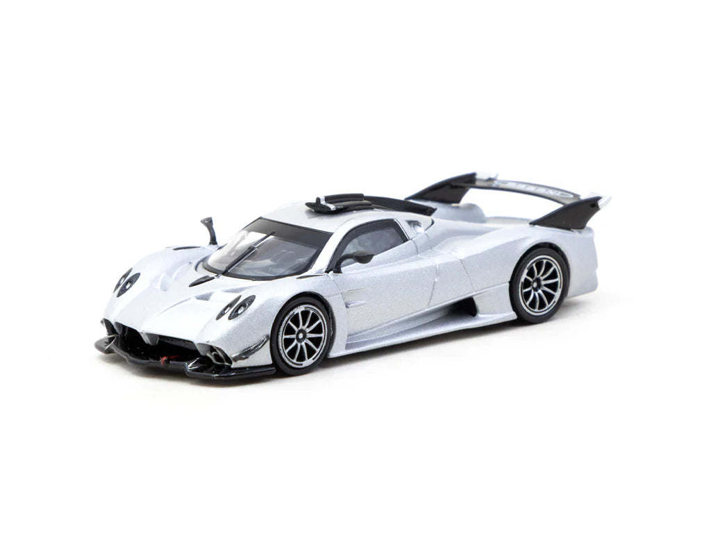 Tarmac Works 1/64 Pagani Huayra R Satin Silver - GLOBAL64