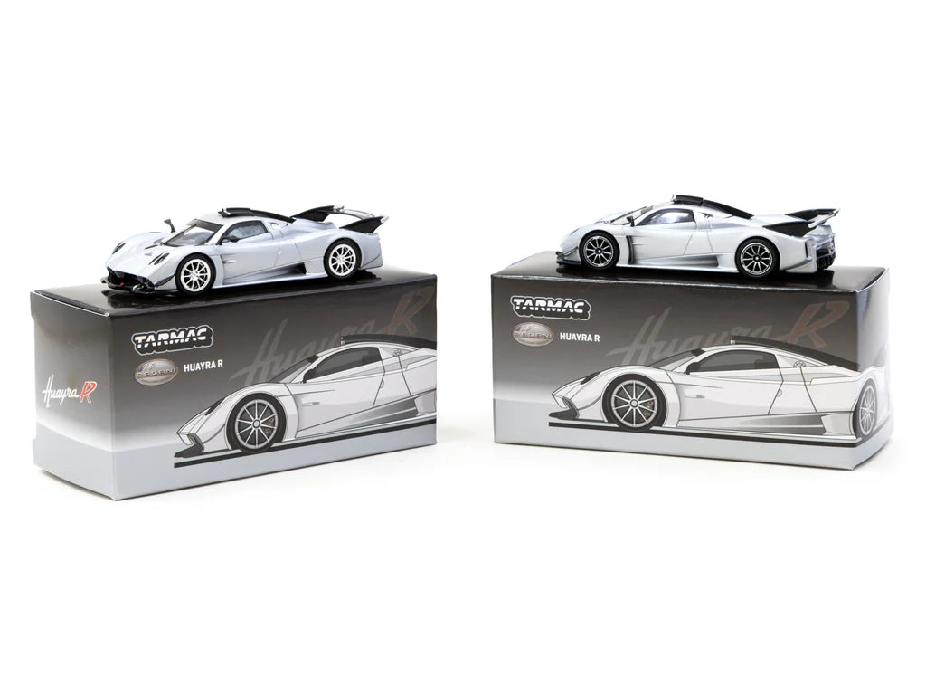 Tarmac Works 1/64 Pagani Huayra R Satin Silver - GLOBAL64