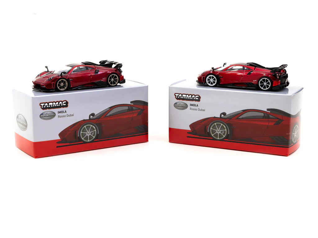 Tarmac Works 1/64 Pagani Imola Rosso Dubai - GLOBAL64