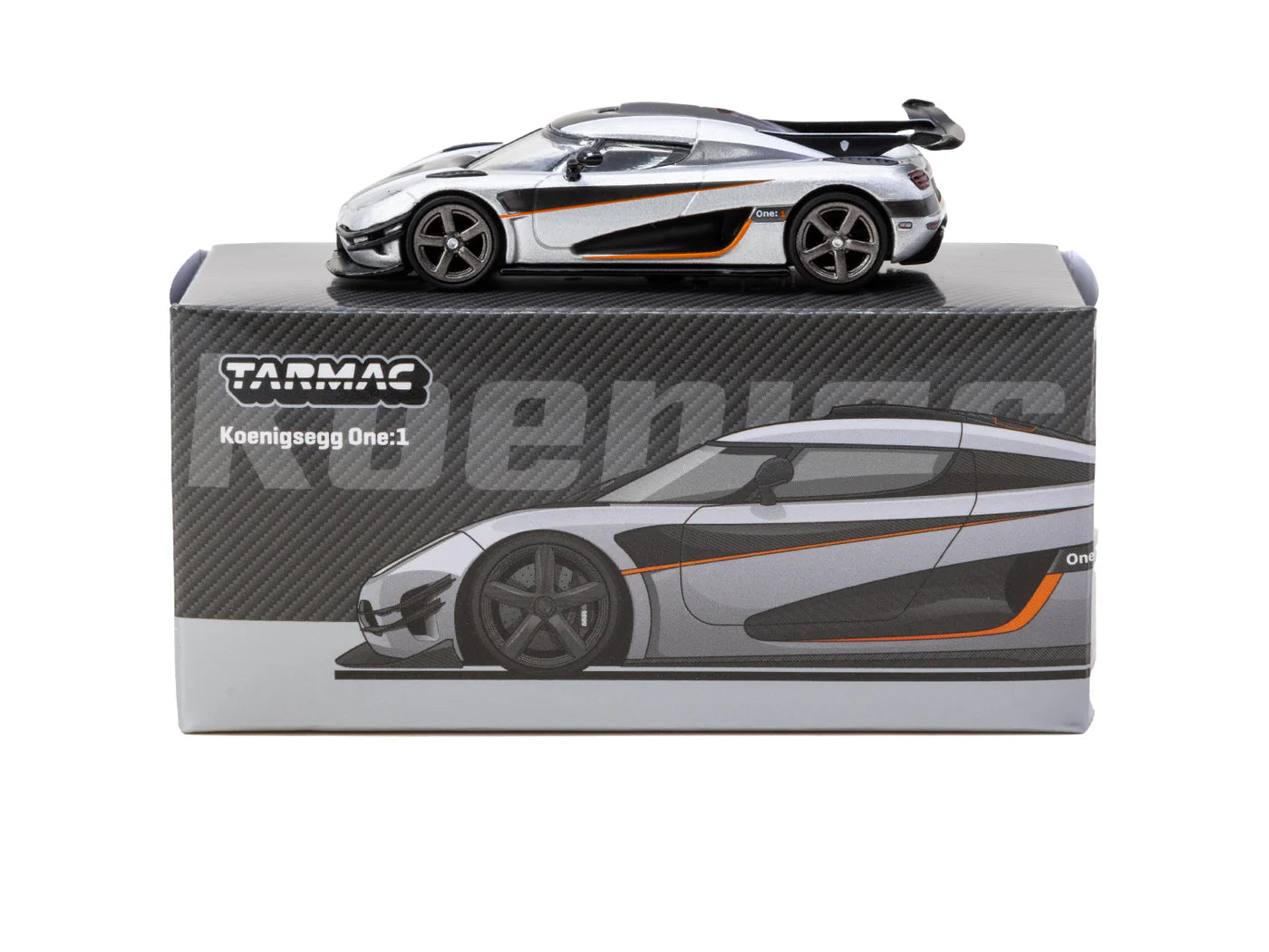 Tarmac Works 1/64 Koenigsegg One:1 Silver - Tarmac Works GLOBAL64