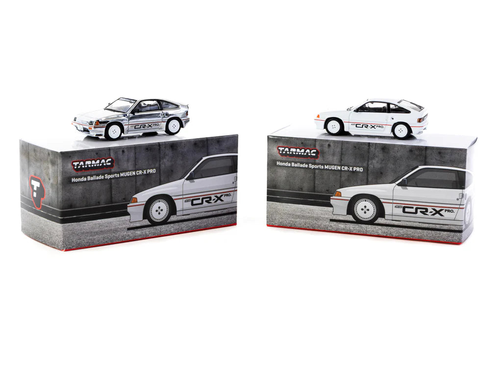 Tarmac Works 1/64 Honda Ballade Sports MUGEN CR-X PRO White - GLOBAL64